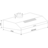 Кухонная вытяжка MAUNFELD MP-1 60 (нержавеющая сталь) - Превью изображения №2 — Интернет-магазин Time-Shop