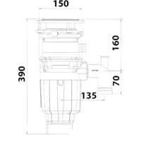Измельчитель пищевых отходов Bone Crusher BC 910 Slim Line - Превью изображения №8 — Интернет-магазин Time-Shop