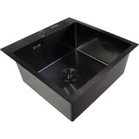 Кухонная мойка MARRBAXX B5050-R Decor (черный/графит) - Превью изображения №5 — Интернет-магазин Time-Shop