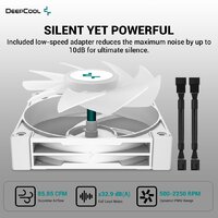 Система жидкостного охлаждения для процессора DeepCool LS520 SE WH R-LS520-WHAMMM-G-1 - Превью изображения №5 — Интернет-магазин Time-Shop