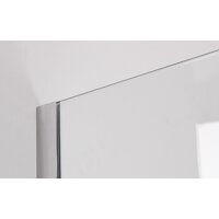 Душевая стенка Saniteco Walk-In SN-W8TC120 (120x200, прозрачное стекло, хромированный профиль) - Превью изображения №8 — Интернет-магазин Time-Shop