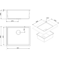 Кухонная мойка Smeg VSTR50CUX - Превью изображения №2 — Интернет-магазин Time-Shop