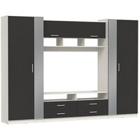 Олмеко Вена (белый/диамант серый/ДВПО белый)