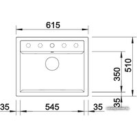 Кухонная мойка Blanco Dalago 6 (серый беж) [517320] - Превью изображения №2 — Интернет-магазин Time-Shop