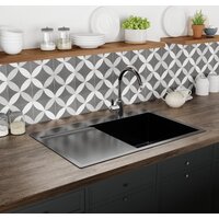 Кухонная мойка Mixline Pro 552923 (черный графит, с сифоном) - Превью изображения №4 — Интернет-магазин Time-Shop