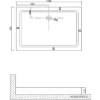 Душевой поддон Niagara NG-120-80Q - Превью изображения №3 — Интернет-магазин Time-Shop