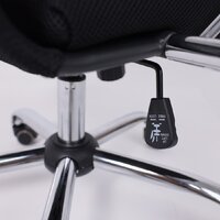 Офисное кресло AksHome Iris Chrome DMS (хром/черный) - Превью изображения №12 — Интернет-магазин Time-Shop