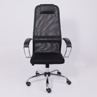 Офисное кресло AksHome Iris Chrome DMS (хром/черный) - Превью изображения №10 — Интернет-магазин Time-Shop