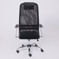 Офисное кресло AksHome Iris Chrome DMS (хром/черный) - Превью изображения №9 — Интернет-магазин Time-Shop