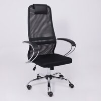 Офисное кресло AksHome Iris Chrome DMS (хром/черный) - Превью изображения №11 — Интернет-магазин Time-Shop