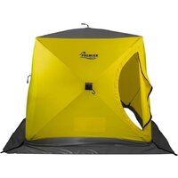 Палатка Premier Fishing Куб-3 PR-WFSC-210YG (зимняя, желтый/серый) - Превью изображения №3 — Интернет-магазин Time-Shop