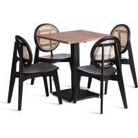 Стул TetChair Fenrir дерево вяз (черный) - Превью изображения №6 — Интернет-магазин Time-Shop