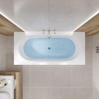 Ванна Lauter Ava 150 21208050 (с ножками, серым подголовником и белым лицевым экраном) - Превью изображения №22 — Интернет-магазин Time-Shop