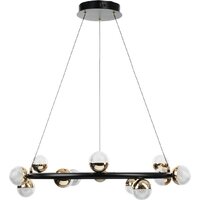 Подвесная люстра BayerLux Рикардо 10385951 (черный/золото) - Превью изображения №6 — Интернет-магазин Time-Shop