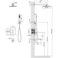 Душевая система  Aquatek Лира AQ1473CR - Превью изображения №7 — Интернет-магазин Time-Shop
