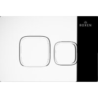 Унитаз подвесной Roxen Attach 966940 (кнопка хром глянец) - Превью изображения №2 — Интернет-магазин Time-Shop