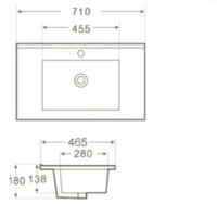 Умывальник WeltWasser Deilbach 7506-70 - Превью изображения №3 — Интернет-магазин Time-Shop