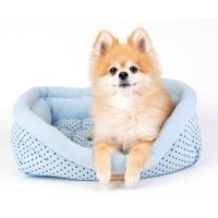 Лежак Puppia Cozy Dot OASA-AU5983-BL-FR (голубой) - Превью изображения №4 — Интернет-магазин Time-Shop