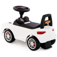 Каталка Полесье SuperCar №6 со звуковым сигналом 84606 (белый) - Превью изображения №3 — Интернет-магазин Time-Shop