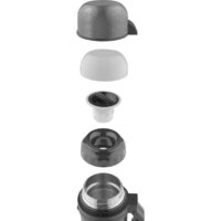 Термос Армия России Армейский 1.2л (серый) - Превью изображения №2 — Интернет-магазин Time-Shop