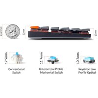 Клавиатура Keychron K3 V2 RGB K3-E1-RU (Keychron Low Profile Optical Red) - Превью изображения №10 — Интернет-магазин Time-Shop