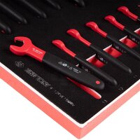 Набор ключей King Tony 9-12FVE15MRV (15 предметов) - Превью изображения №2 — Интернет-магазин Time-Shop