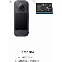 Экшен-камера Insta360 X4 Air (черный) - Превью изображения №10 — Интернет-магазин Time-Shop