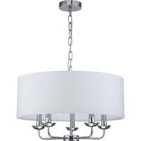 Подвесная люстра Escada Bovilla 10175/5PL E14*40W Chrome - Превью изображения №2 — Интернет-магазин Time-Shop