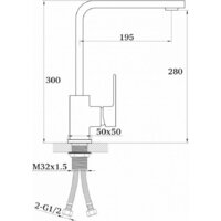 Смеситель Vieir V393521-S - Превью изображения №2 — Интернет-магазин Time-Shop