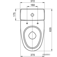 Унитаз напольный Santeri Форвард [1.P205.2.S00.00B.F] - Превью изображения №4 — Интернет-магазин Time-Shop
