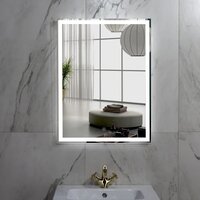  Пекам Зеркало Greta 60x100 greta-60x100s (с подсветкой и сенсором на прикосновение) - Превью изображения №7 — Интернет-магазин Time-Shop