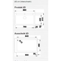 Кухонная мойка Blanco Naya XL 9 521811 (антрацит) - Превью изображения №3 — Интернет-магазин Time-Shop