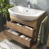  Vigo Тумба под умывальник Wing 600-0-2 Балтика навесная (дуб золотой) - Превью изображения №5 — Интернет-магазин Time-Shop