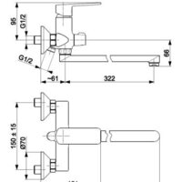 Смеситель Armatura Agat 4428-715-00 - Превью изображения №2 — Интернет-магазин Time-Shop