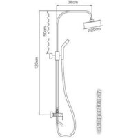 Душевая система  Loffrey LF82402 - Превью изображения №2 — Интернет-магазин Time-Shop