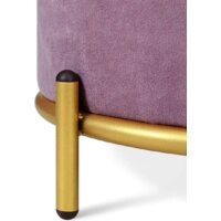 Пуфик Sheffilton SHT-B7 (пыльная роза/золото) - Превью изображения №5 — Интернет-магазин Time-Shop