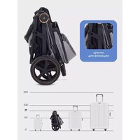 Коляска прогулочная «книга» MOWbaby Trail 2025 MB090 (бежевый) - Превью изображения №17 — Интернет-магазин Time-Shop