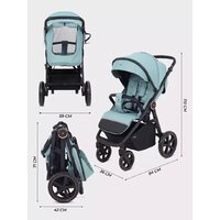 Коляска прогулочная «книга» MOWbaby Trail 2025 MB090 (бежевый) - Превью изображения №5 — Интернет-магазин Time-Shop