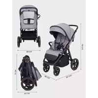 Коляска прогулочная «книга» MOWbaby Trail 2025 MB090 (бежевый) - Превью изображения №6 — Интернет-магазин Time-Shop