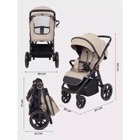 Коляска прогулочная «книга» MOWbaby Trail 2025 MB090 (бежевый) - Превью изображения №49 — Интернет-магазин Time-Shop