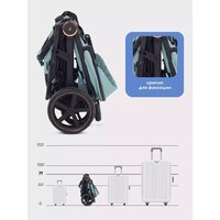 Коляска прогулочная «книга» MOWbaby Trail 2025 MB090 (бежевый) - Превью изображения №16 — Интернет-магазин Time-Shop