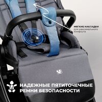 Универсальная коляска Sweet Baby Stella 2в1 (темно-серый) - Превью изображения №7 — Интернет-магазин Time-Shop