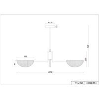 Подвесная люстра F-Promo Harsh 4082-7P - Превью изображения №5 — Интернет-магазин Time-Shop
