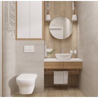 Инсталляция для унитаза Lavinia Boho Relfix 5 в 1 77010030 (белый пластик) - Превью изображения №5 — Интернет-магазин Time-Shop