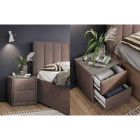 Тумба Мебельград Аризона мягкая (мора темно-коричневый) - Превью изображения №5 — Интернет-магазин Time-Shop