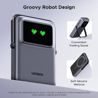 Внешний аккумулятор Ugreen PB764 10000mAh (серый) - Превью изображения №2 — Интернет-магазин Time-Shop