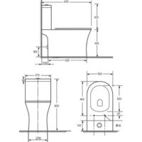Унитаз напольный Roxen Urban Tornado 600190-01 - Превью изображения №6 — Интернет-магазин Time-Shop