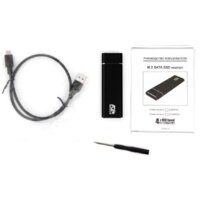 Бокс для накопителей M.2 AgeStar 3UBNF5C (черный) - Превью изображения №2 — Интернет-магазин Time-Shop