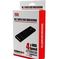 Бокс для накопителей M.2 AgeStar 3UBNF5C (черный) - Превью изображения №3 — Интернет-магазин Time-Shop