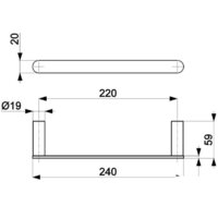 Держатель для полотенца Armatura 864-025-00 - Превью изображения №2 — Интернет-магазин Time-Shop